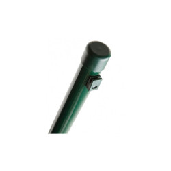 Poteau tubulaire avec 3 guide-fils vert GIARDINO