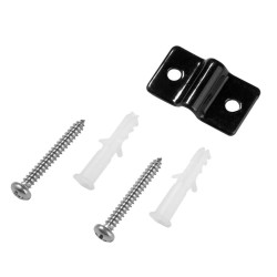 Attache mur pour panneau de treillis noir 4 pièces GIARDINO Attache mur pour panneau de treillis noir 4 pièces GIARDINO
