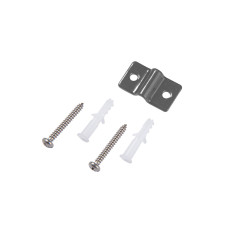 Attache mur pour panneau de treillis anthracite 4 pièces GIARDINO