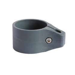 Collier de finition en plastique pour poteau rond anthracite GIARDINO