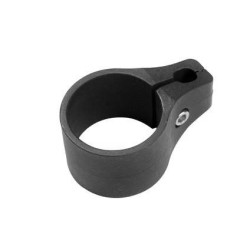 Collier de finition en plastique pour poteau rond noir GIARDINO