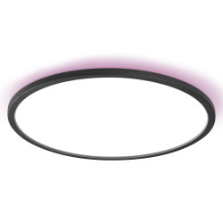 Plafonnier LED Slim connecté RGB noir 2940 lm 25 W LEDVANCE Plafonnier LED Slim connecté RGB noir 2940 lm 25 W LEDVANCE