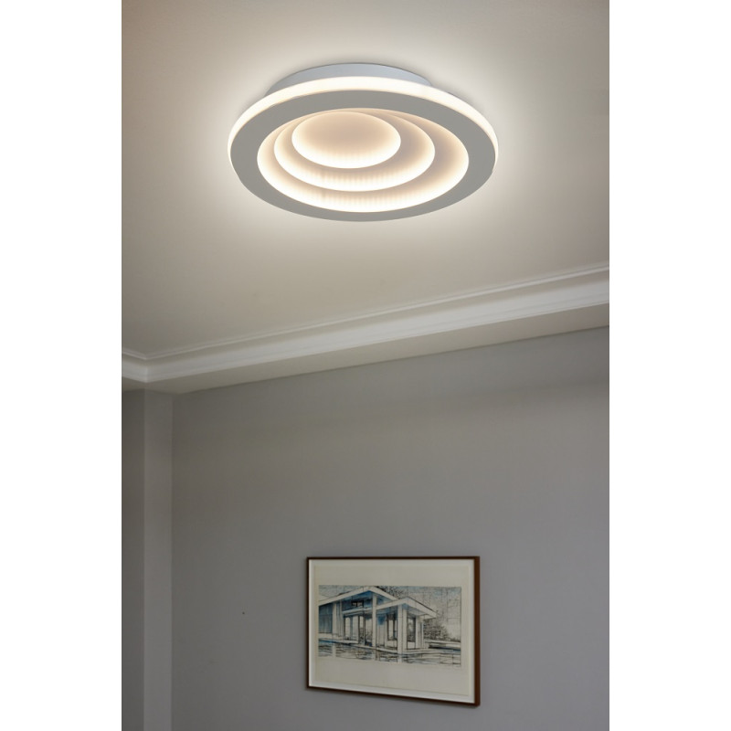 Plafonnier LED Spiral connecté blanc 1900 lm 40 W LEDVANCE Plafonnier LED Spiral connecté blanc 1900 lm 40 W LEDVANCE