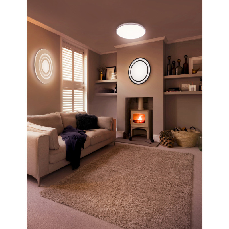 Plafonnier LED Moia blanc 2700 lm 24 W LEDVANCE Plafonnier LED Moia blanc 2700 lm 24 W LEDVANCE