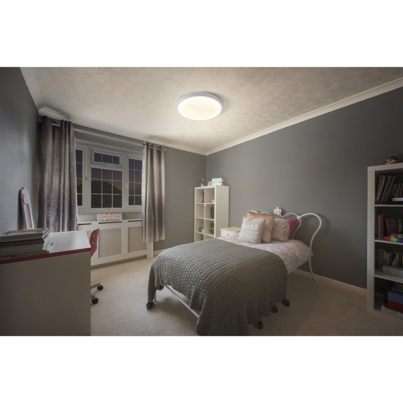 Plafonnier LED Moia blanc 4500 lm 36 W LEDVANCE Plafonnier LED Moia blanc 4500 lm 36 W LEDVANCE