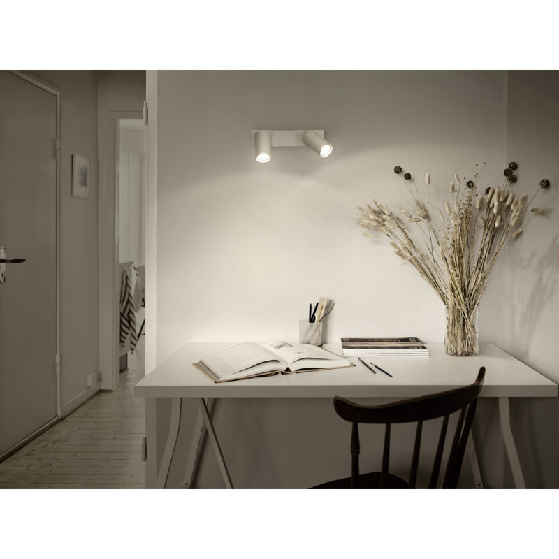 Spot LED Octagon blanc GU10 2 x 3