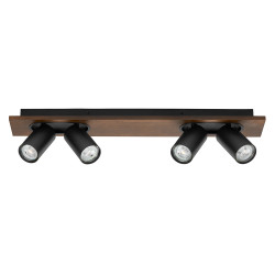 Spot LED Mercury noir GU10 4 x 3