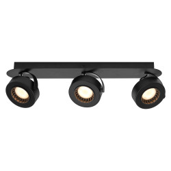 Spot LED Venus noir 3 x 5