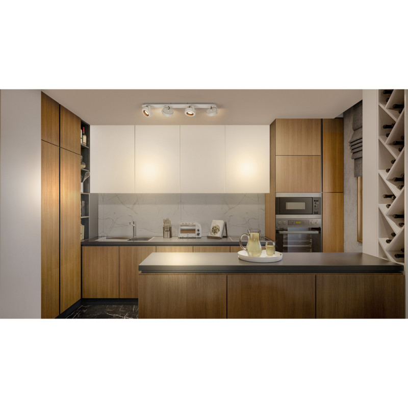 Spot LED Venus blanc 4 x 5