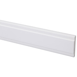 Chambranle en MDF blanc 270 x 6