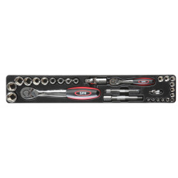 Coffre à outils métal 113 outils SAM TOOLS - Set d'outils | SAM TOOLS Coffre à outils métal 113 outils SAM TOOLS - Set d'outils | SAM TOOLS