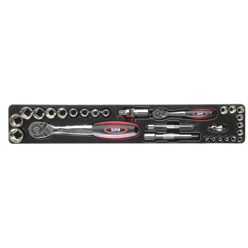 Coffre à outils métal 113 outils SAM TOOLS - Set d'outils | SAM TOOLS Coffre à outils métal 113 outils SAM TOOLS - Set d'outils | SAM TOOLS