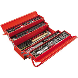 Coffre à outils métal 113 outils SAM TOOLS - Set d'outils | SAM TOOLS Coffre à outils métal 113 outils SAM TOOLS - Set d'outils | SAM TOOLS