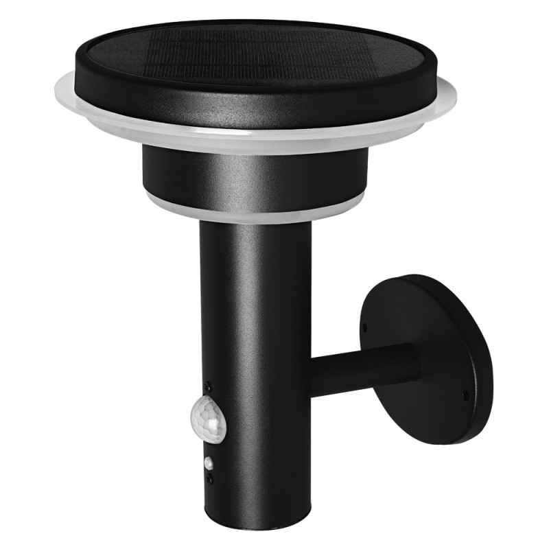Applique extérieure LED solaire Circle noire avec détecteur de mouvement 6 W LEDVANCE