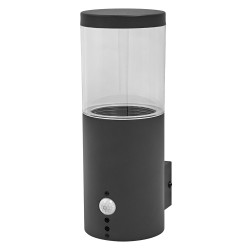 Applique extérieure Endura Ebro grise avec détecteur de mouvement E27 20 W LEDVANCE
