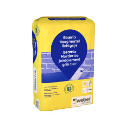 Mortier de jointement gris clair 15kg WEBER BEAMIX – Jointoiement faci | WEBER BEAMIX
