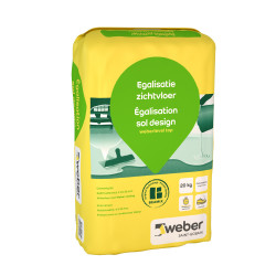 Mortier d'égalisation pour sol 20 kg – Finition Design | WEBER BEAMIX