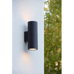Applique extérieure Volantis noire E27 2 x 40 W LUCIDE Applique extérieure Volantis noire E27 2 x 40 W LUCIDE