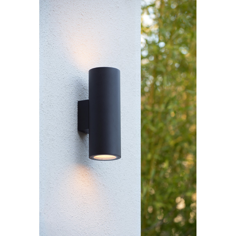 Applique extérieure Volantis noire E27 2 x 40 W LUCIDE Applique extérieure Volantis noire E27 2 x 40 W LUCIDE