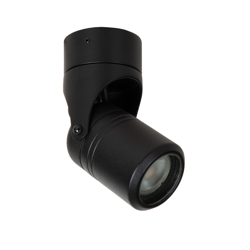 Spot extérieur Niort noir GU10 6 W LUCIDE Spot extérieur Niort noir GU10 6 W LUCIDE