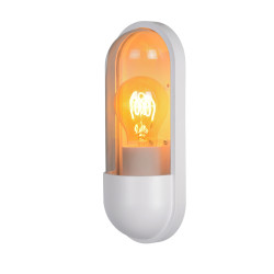 Applique extérieure Capsule blanche E27 15 W LUCIDE Applique extérieure Capsule blanche E27 15 W LUCIDE