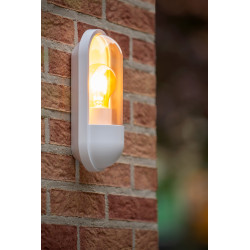 Applique extérieure Capsule blanche E27 15 W LUCIDE Applique extérieure Capsule blanche E27 15 W LUCIDE