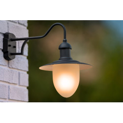 Applique extérieure Aruba noire E27 60 W LUCIDE Applique extérieure Aruba noire E27 60 W LUCIDE