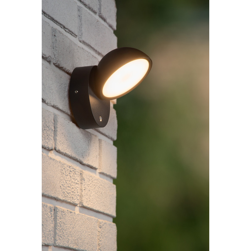 Applique extérieure LED Finn noire 12W | LUCIDE Applique extérieure LED Finn noire 12W | LUCIDE