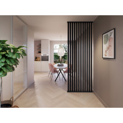 Séparateur de pièce en MDF Decowall chêne de lave 270 x 5 x 3 cm 4 pièces CANDO Séparateur de pièce en MDF Decowall chêne de lave 270 x 5 x 3 cm 4 pièces CANDO