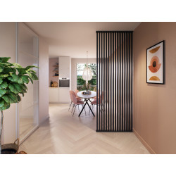 Séparateur de pièce en MDF Decowall chêne de lave 270 x 5 x 3 cm 4 pièces CANDO Séparateur de pièce en MDF Decowall chêne de lave 270 x 5 x 3 cm 4 pièces CANDO