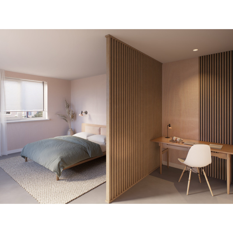 Séparateur de pièce en MDF Decowall chêne naturel 270 x 5 x 3 cm 4 pièces CANDO