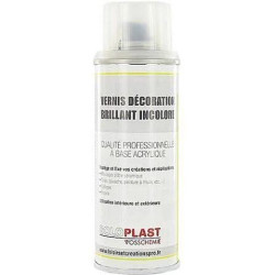 Vernis de décoration brillant incolore 0