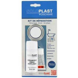 Kit de réparation sanitaire blanc alpin SOLOPLAST