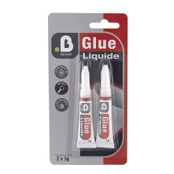Colle de réparation liquide 3 g 2 pièces INVENTIV