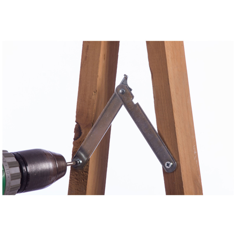 Compas de trétau en acier zingué 260 mm 2 pièces Compas de trétau en acier zingué 260 mm 2 pièces