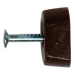 Taquet pour étagère à clouer brun 16 x 12 mm 16 pièces