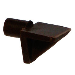 Taquet pour étagère brun Ø 5 mm 16 pièces