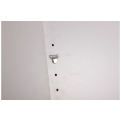 Taquet pour tablette en verre en métal nickelé Ø 5 mm 16 pièces