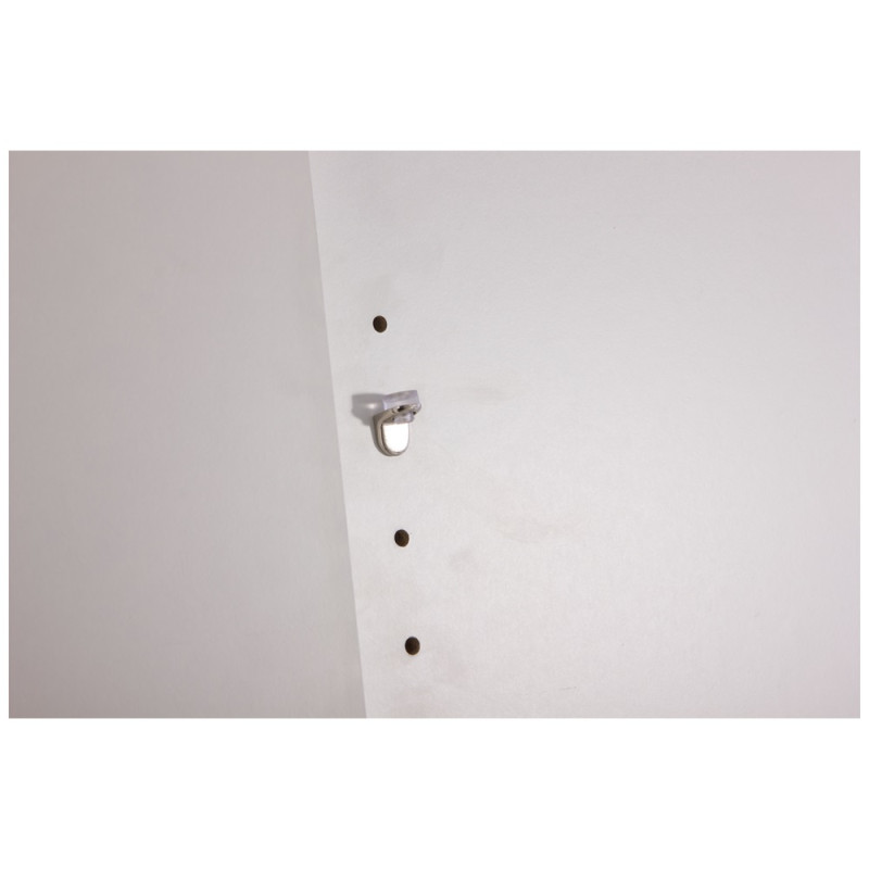 Taquet pour tablette en verre en métal nickelé Ø 5 mm 16 pièces