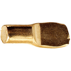 Taquet pour étagère en laiton Ø 7 mm 16 pièces