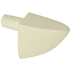 Taquet pour étagère en plastique blanc Ø 5 mm 16 pièces