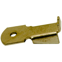 Taquet pour crémaillère en métal poli 19 x 15 mm 16 pièces