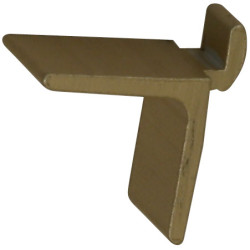 Taquet pour crémaillère en aluminium 19 x 11 mm 16 pièces