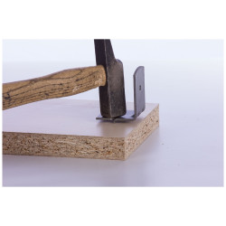 Taquet pour lit en métal zingué 36 x 40 mm  4 pièces Taquet pour lit en métal zingué 36 x 40 mm  4 pièces