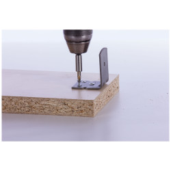 Taquet pour lit en métal zingué 36 x 40 mm  4 pièces Taquet pour lit en métal zingué 36 x 40 mm  4 pièces