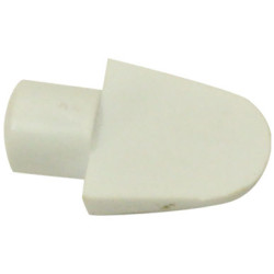 Taquet à entailler blanc Ø 7 mm 16 pièces