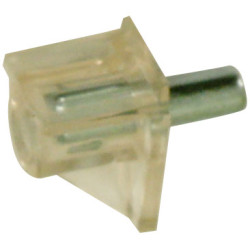 Taquet à entailler transparent Ø 5 mm 16 pièces