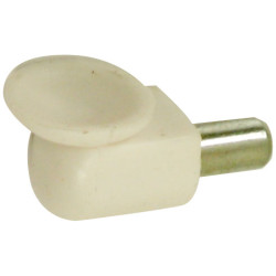 Taquet à entailler avec ventouse blanc Ø 5 mm 16 pièces