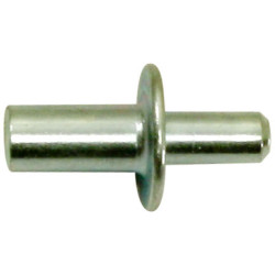 Taquet à entailler en acier zingué Ø 4 x 5 mm 16 pièces