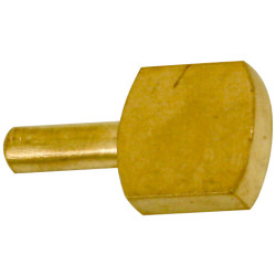Taquet à entailler en laiton Ø 5 mm 4 pièces
